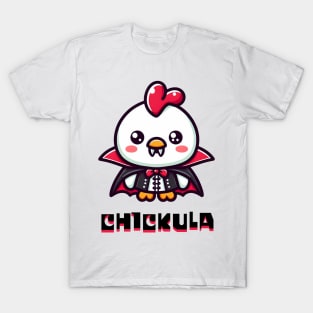 CHICKULA - Chicken and Dracula Humor T-Shirt